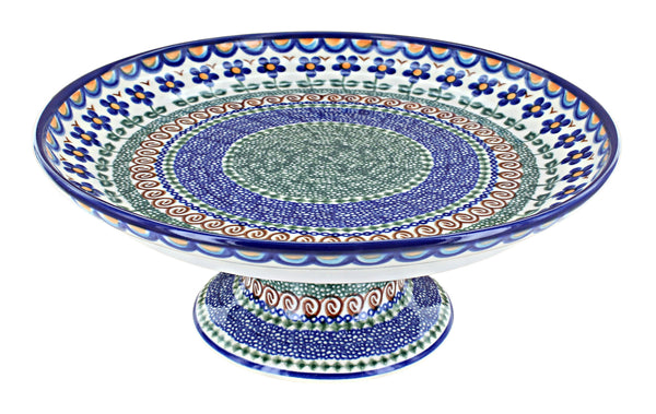 Aztec Flower Cake Plate