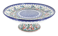 Polish Pottery Garden Of Eden Cake Plate