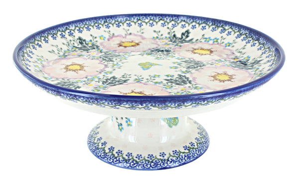 Apple Blossom Cake Plate