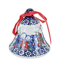 Polish Pottery Garden Butterfly Large Bell