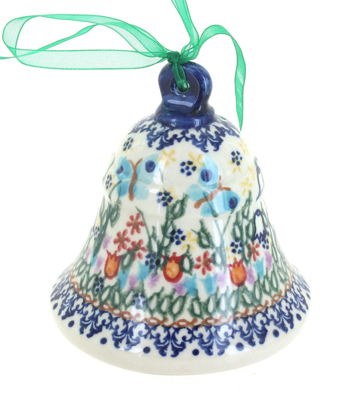 Polish Pottery Garden of Eden Large Bell