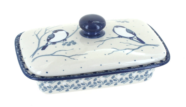 Bluebird Butter Dish