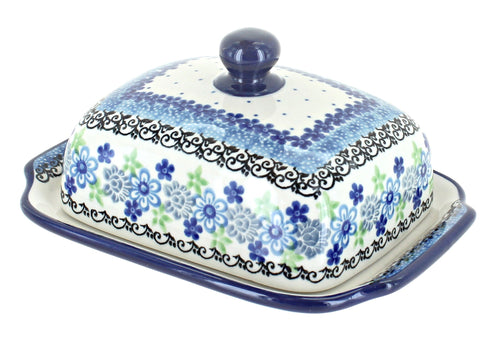 Polish Pottery Eliza Butter Dish