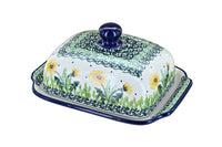 Polish Pottery Dandelion Butter Dish