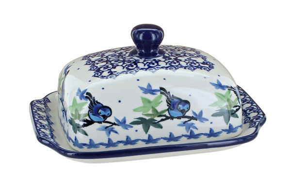 Mockingbird Butter Dish