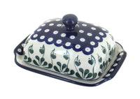 Polish Pottery Alyce Butter Dish
