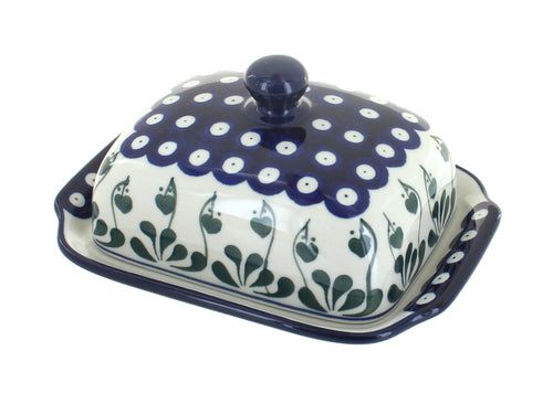 Polish Pottery Alyce Butter Dish