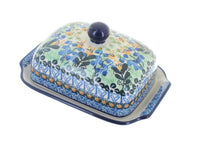 Polish Pottery Lily of the Valley Butter Dish