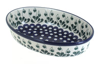 Polish Pottery Alyce Small Oval Baking Dish