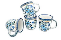 Ballina 4 Piece Coffee Mug Set Polish Pottery
