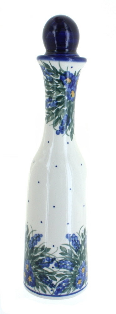 Polish Pottery Hyacinth Bottle