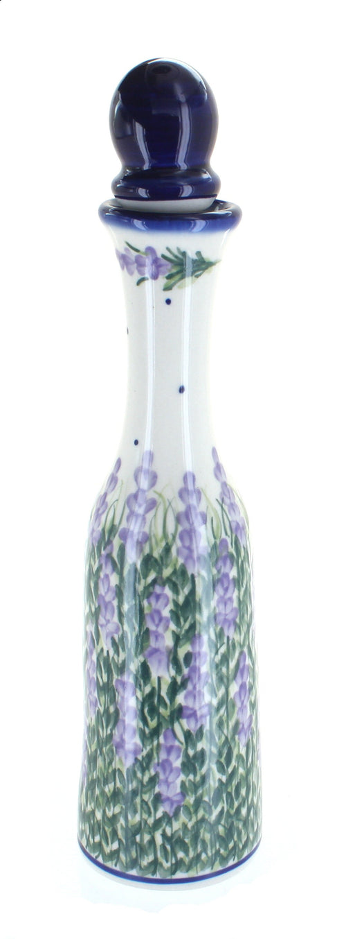 Polish Pottery Lavender Fields Bottle