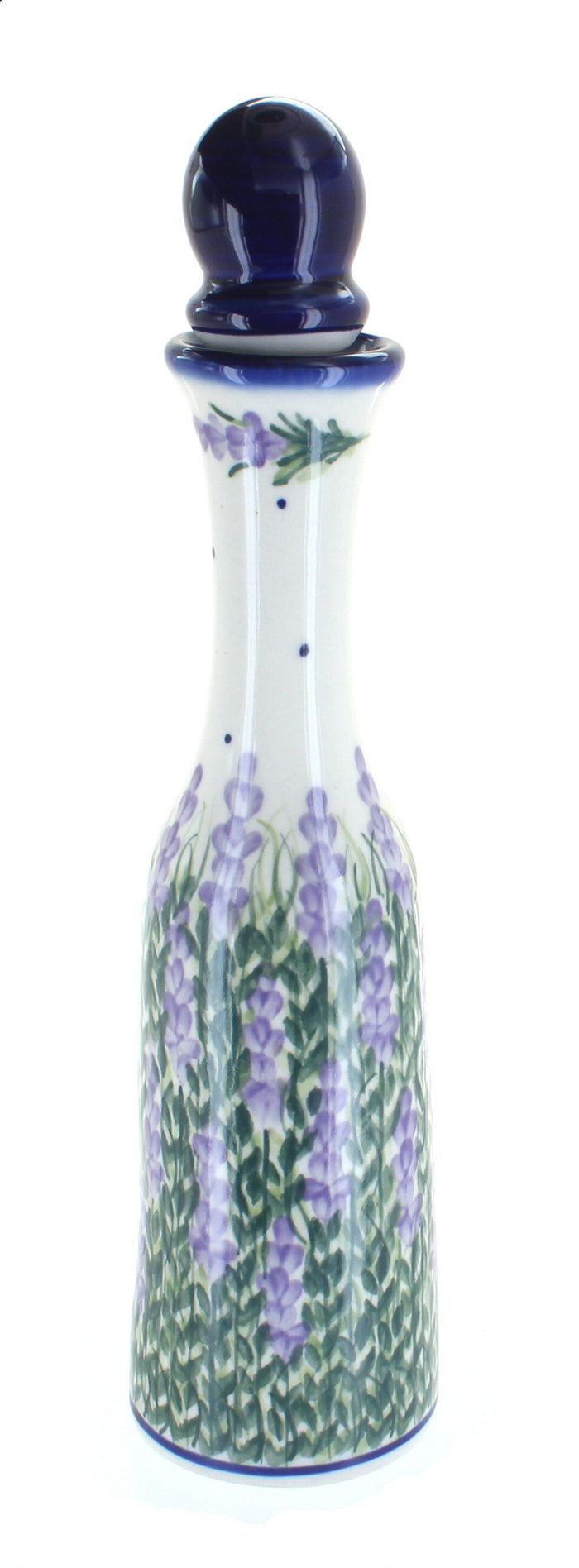 Polish Pottery Lavender Fields Bottle