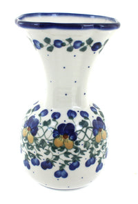 Polish Pottery Pansies Vase