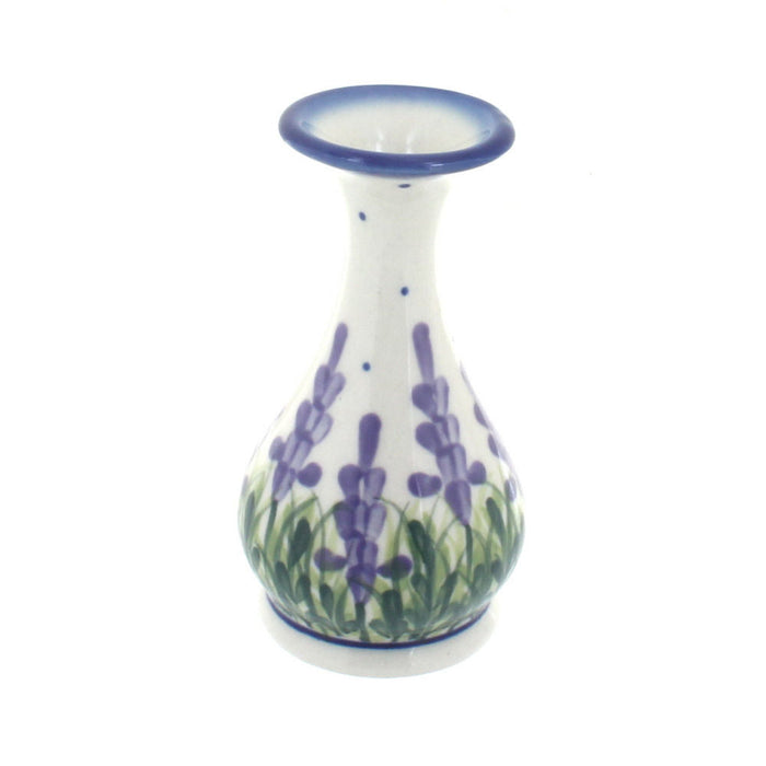 Polish Pottery Lavender Fields Bud Vase