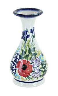 Polish Pottery Summer Garden Bud Vase