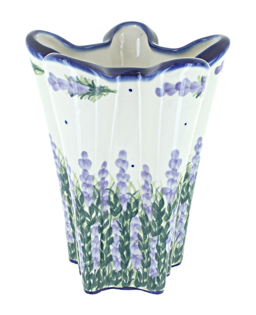 Polish Pottery Lavender Fields Large Vase