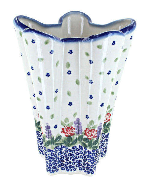 Polish Pottery Roses Are Red Large Vase