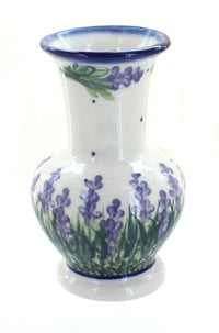 Polish Pottery Lavender Fields Medium Vase