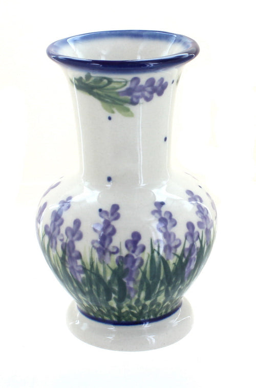 Polish Pottery Lavender Fields Medium Vase