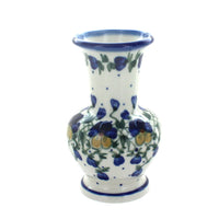 Polish Pottery Pansies Medium Vase