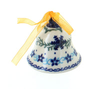 Polish Pottery Winter Celebration Small Bell