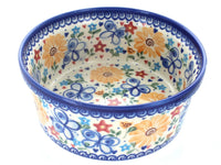 Polish Pottery Butterfly Round Baker