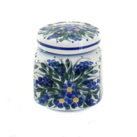 Polish Pottery Hyacinth Small Jar