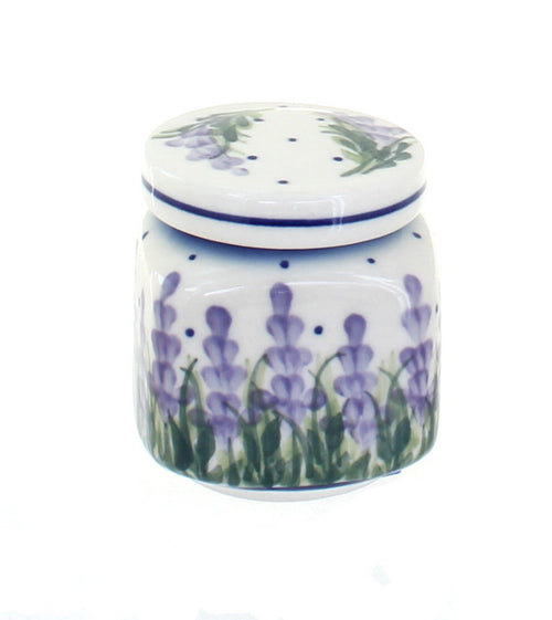 Polish Pottery Lavender Fields Small Jar