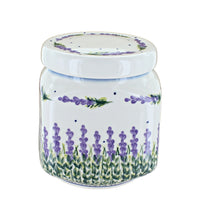 Polish Pottery Lavender Fields Large Canister