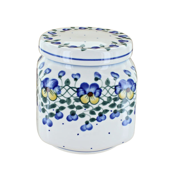 Pansies Large Canister