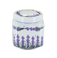 Polish Pottery Lavender Fields Medium Canister