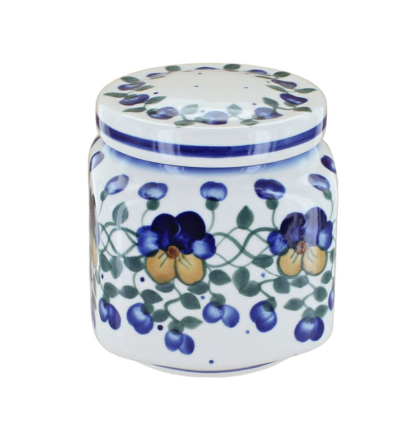 Pansies Medium Canister