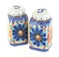 Polish Pottery Autumn Burst Salt & Pepper Shakers