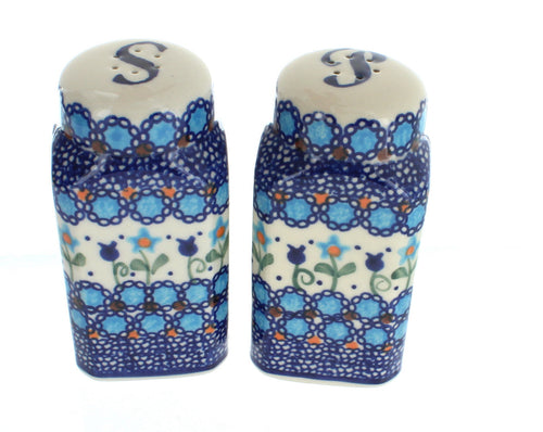 Polish Pottery Savannah Salt & Pepper Shakers