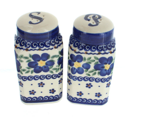 Polish Pottery Spring Blossom Salt & Pepper Shakers