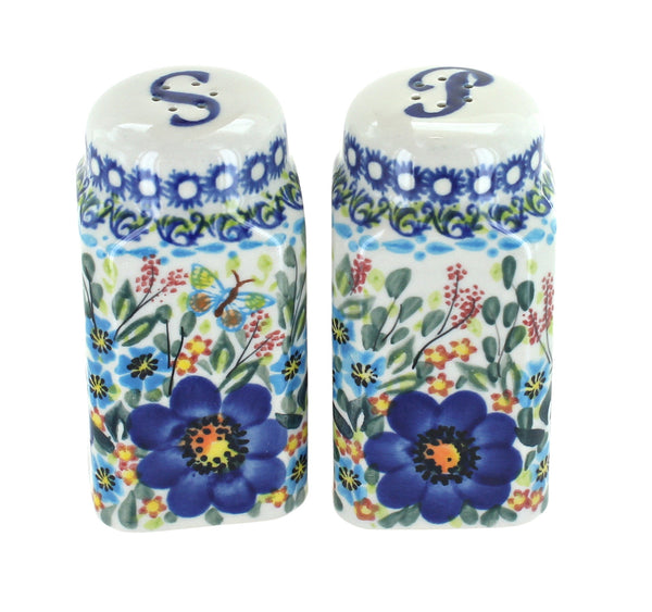 Garden of Blue Salt & Pepper Shakers