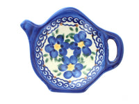 Spring Blossom Tea Bag Holder Polish Pottery
