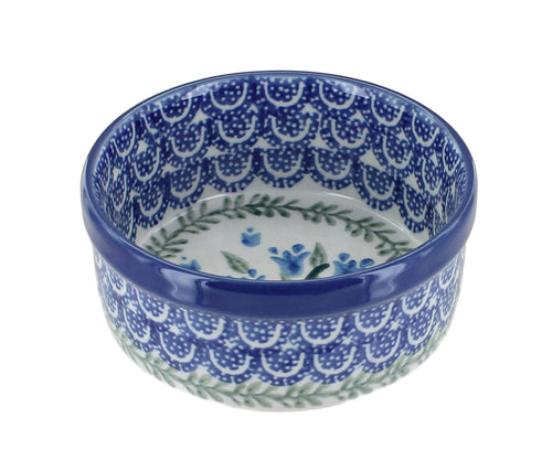 Polish Pottery Tulip Bouquet Small Ramekin