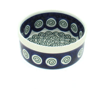 Polish Pottery Peacock Swirl Small Ramekin