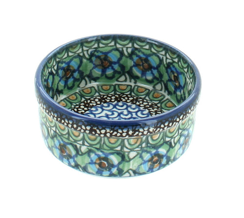 Polish Pottery Mardi Gras Small Ramekin