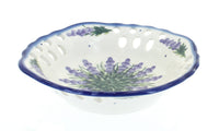Polish Pottery Lavender Fields Small Fruit Dish