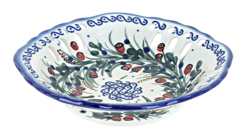 Polish Pottery Berry Small Fruit Dish