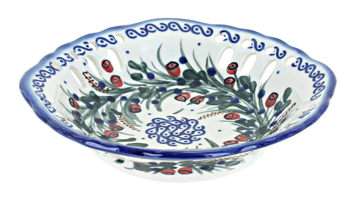 Polish Pottery Berry Small Fruit Dish
