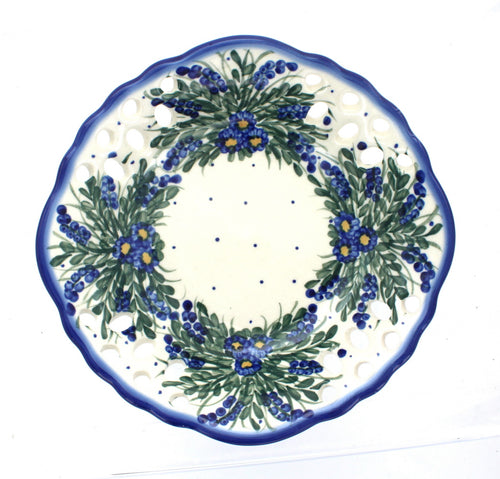 Hyacinth Large Fruit Dish Polish Pottery