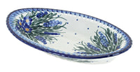 Polish Pottery Hyacinth Small Oval Dish