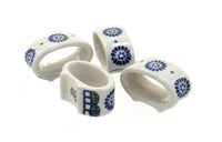 Polish Pottery Maia Napkin Ring Set