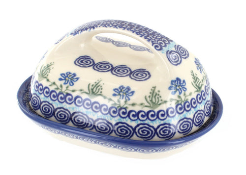 Polish Pottery Charleston Butter DIsh