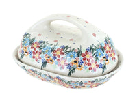 Polish Pottery Tara Butter Dish