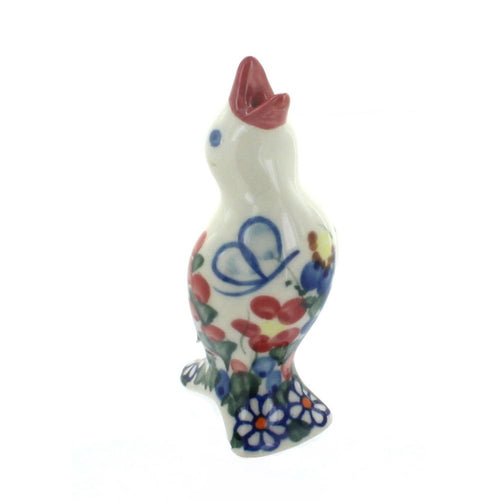 Polish Pottery Garden Butterfly Pie Bird